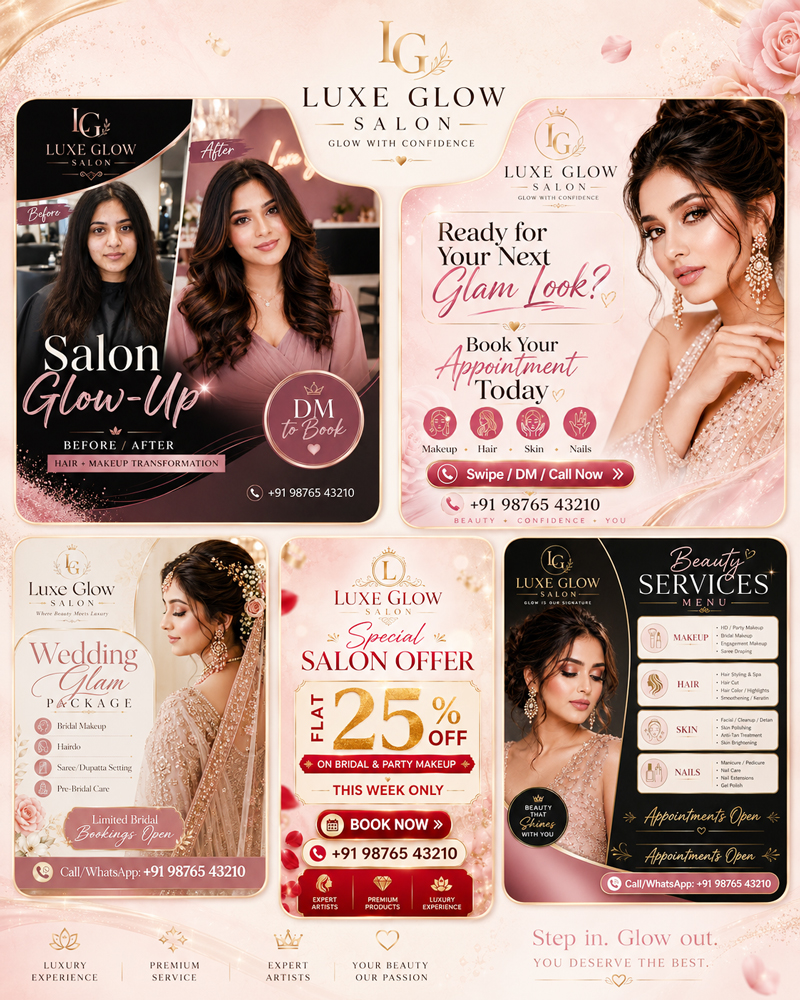 Salon Booking Creative