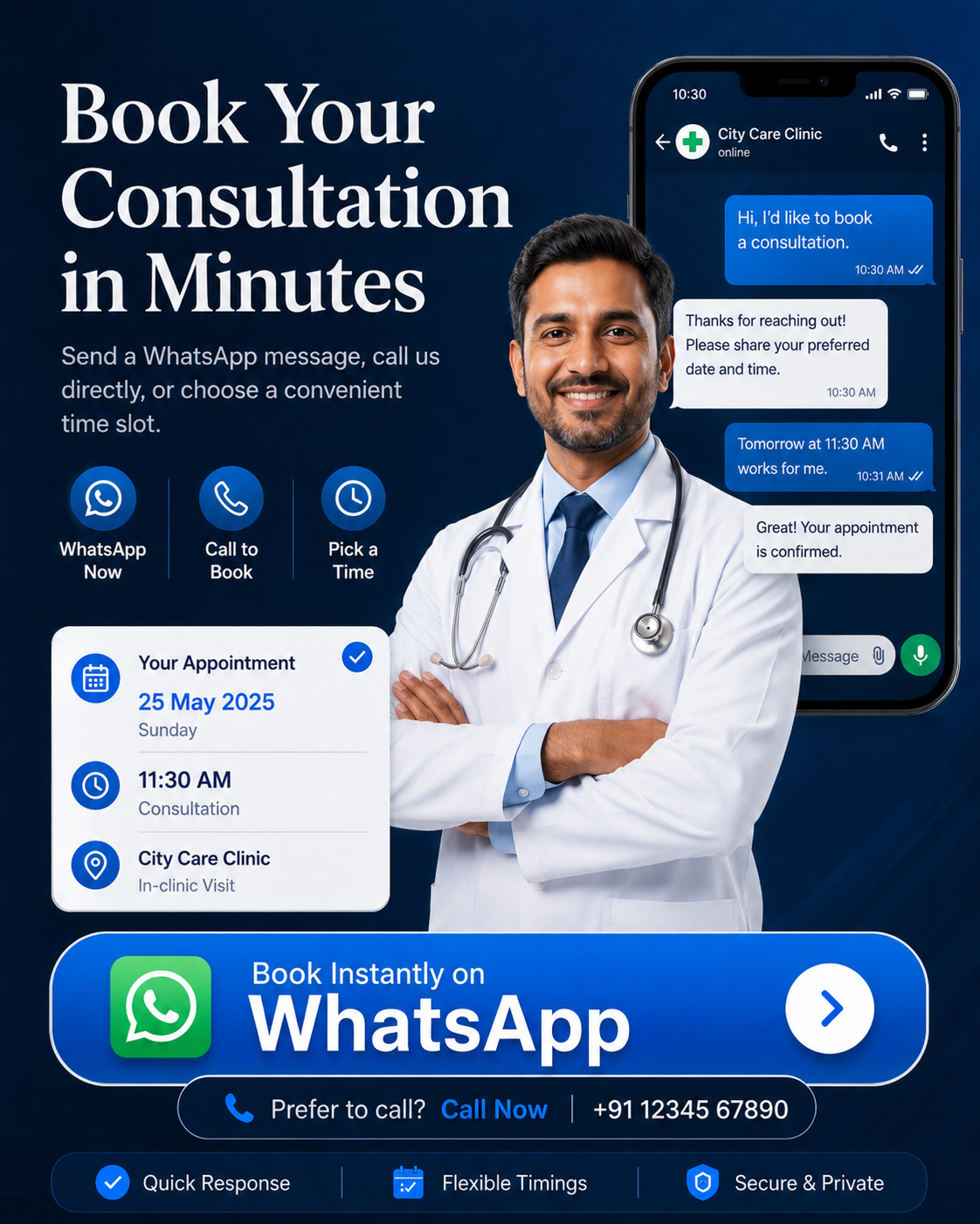Book your consultation in minutes