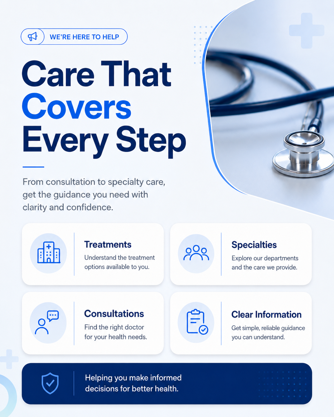 Care that covers every step