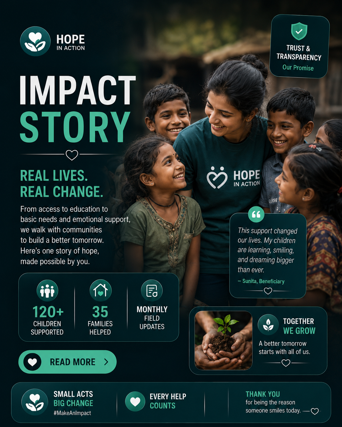 NGO Impact Story Creative