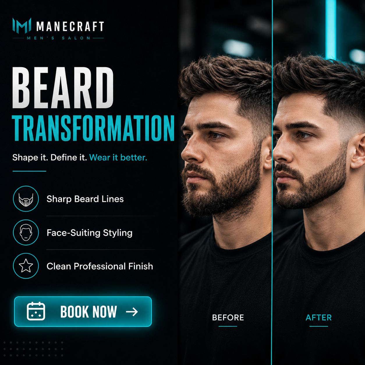 Beard Transformation Creative