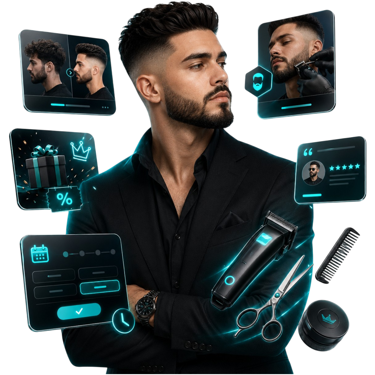 Men's Salon Growth Hero