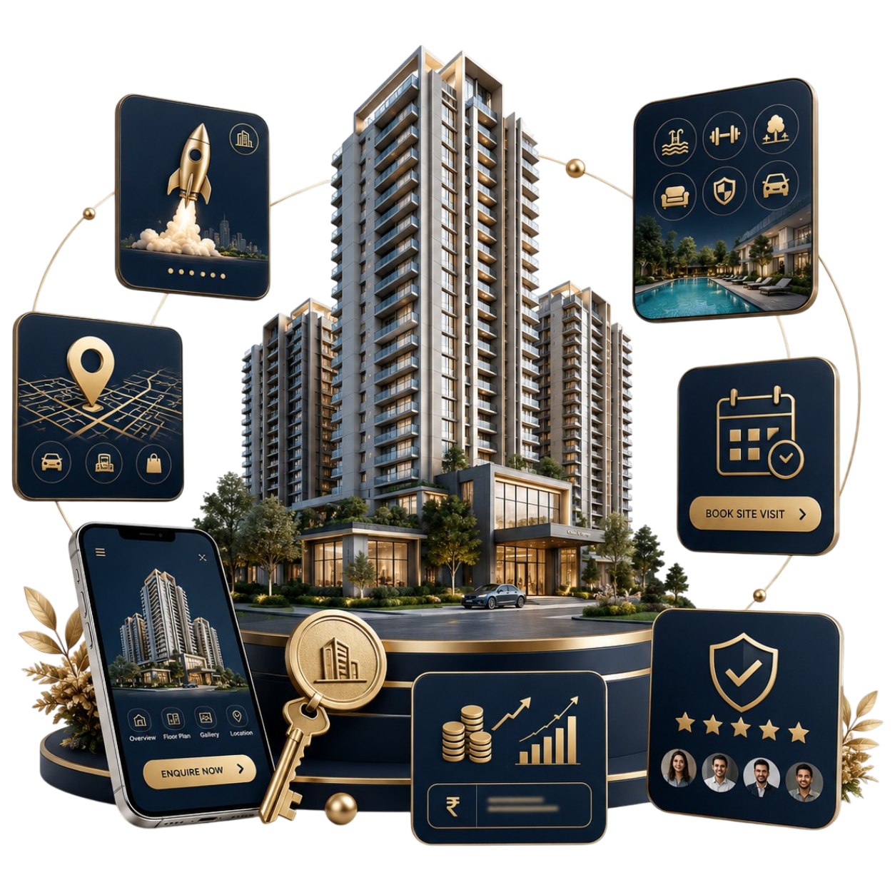 Real estate lead generation visual